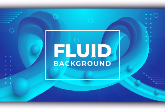 3d Fluid Shape Liquid Wave Background