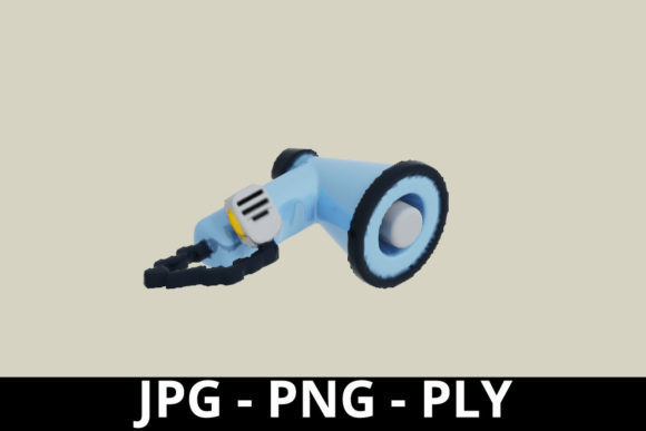 3d Rendering Megaphone Perfect for Icon