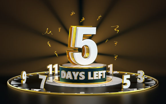 5 Days Left Promotional Background: A Visual Strategy for Urgency and Conversion