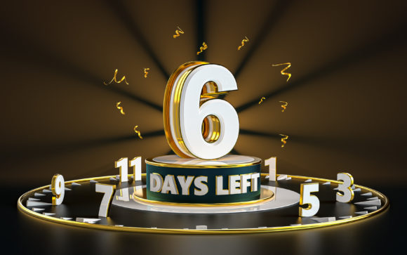 6 Days Left Promotional Background: Why Your Countdown Design Matters More Than You Think