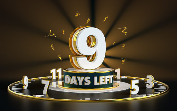 9 Days Left Promotional Background: A Strategic Visual Tool for Time-Sensitive Campaigns