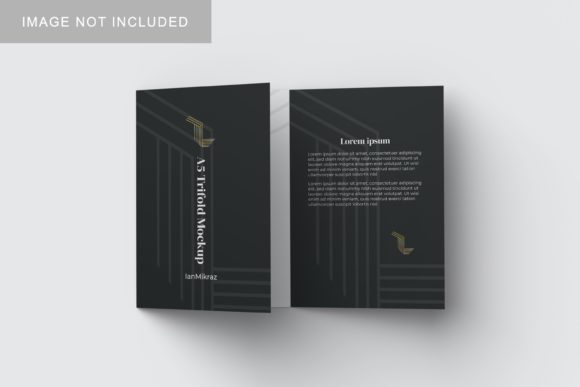 A5 Trifold Mockup V3 for Professional Design