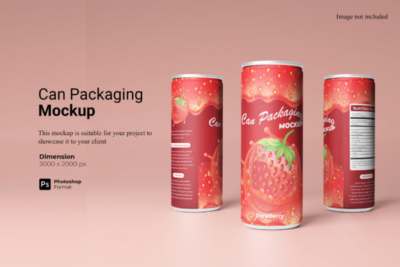 Can Packaging Mockup: Elevate Your Brand Presentation