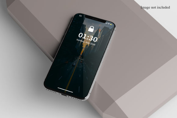 Closeup on Smartphone Mockup for Professional Design