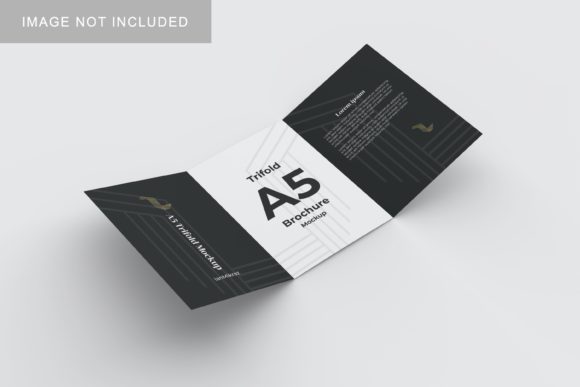 Elevate Your Portfolio with the A5 Trifold Mockup V1