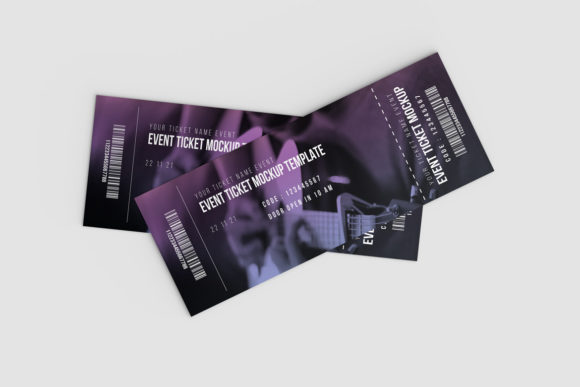 Event Ticket Mockup: Showcase Your Designs in 3D
