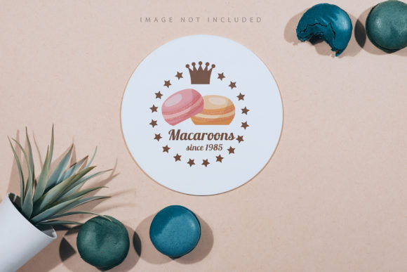 French Macarons with Paper Mockup: A Strategic Tool for Visual Planning and Brand Clarity