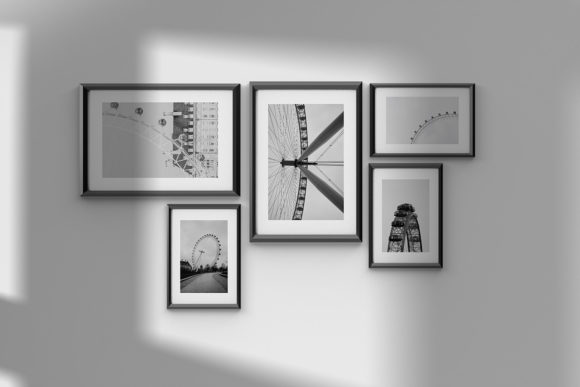 Minimal Frame Mockup for Professional Design Displays