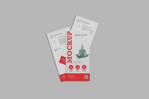 Minimalist DL Flyer Mockup: Elevate Your Professional Presentation