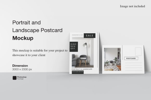 Portrait and Landscape Postcard Mockup: A Practical Evaluation for Designers