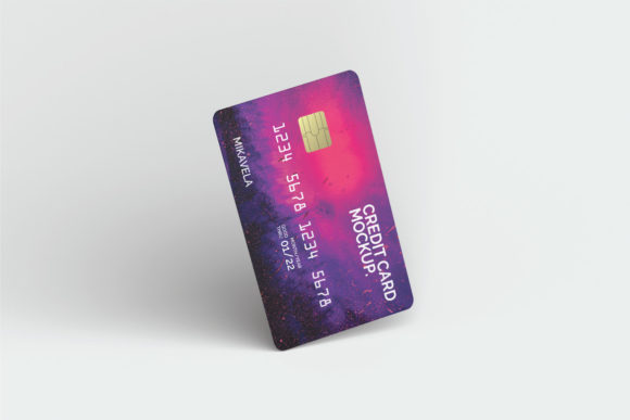 Stylistic Credit Card Mockup for Realistic Branding