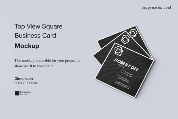 Top View Square Business Card Mockup: A Practical Guide to Professional Presentation